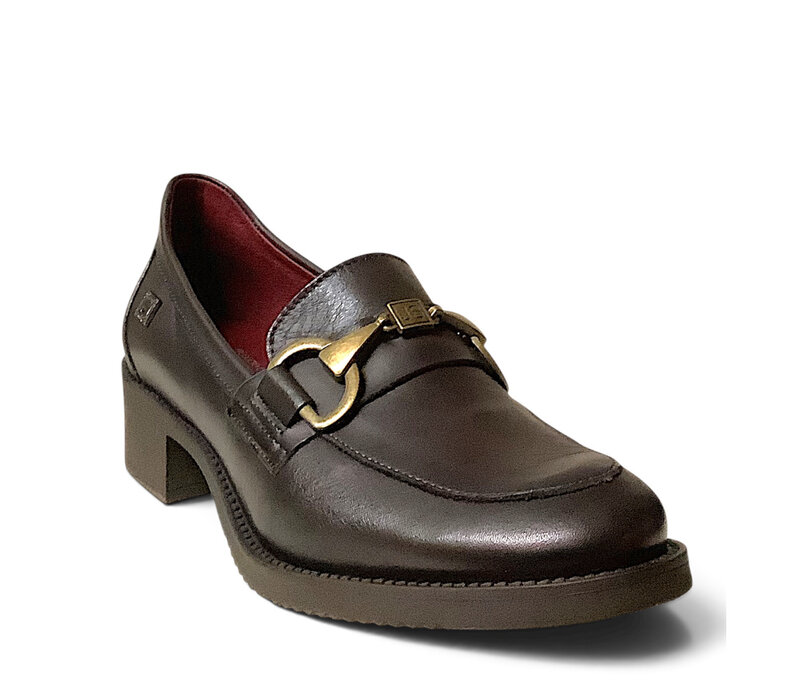 Jose Saenz 2189 Chocolate Leather Loafer