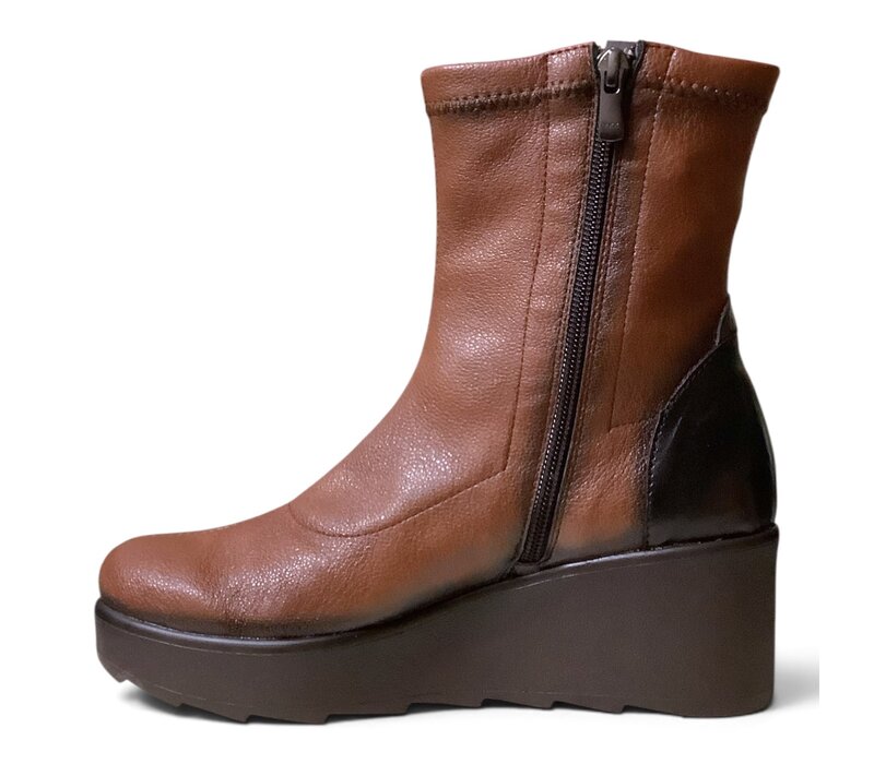 Jose Saenz 6427 Tan Multi Wedge Boot