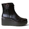 Jose Saenz Jose Saenz 6432 Black Front Zip Wedge Boot