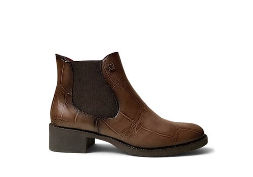 Jose Saenz Jose Saenz 2181 Brown Croc Chelsea Boot