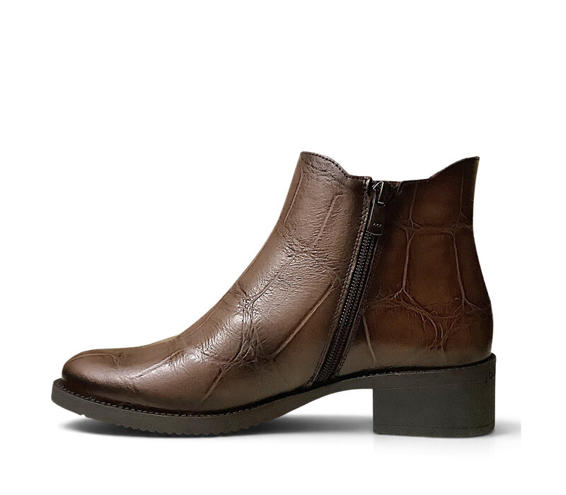Jose Saenz 2181 Brown Croc Chelsea Boot