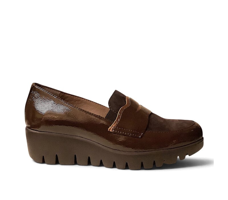 Wonders C-33360 Brown Slip on Shoes