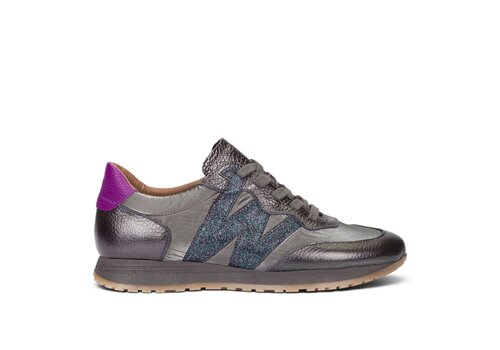 Wonders Wonders A-4810 Grey/Purple Sneakers