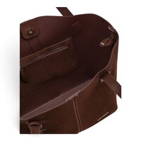 Wonders WB-56006 Brown Suede Tote Bag