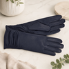 Seeberger Seeberger 19062 Navy Midi Leather Gloves
