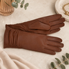 Seeberger Seeberger 19062 Tan Midi Leather Gloves