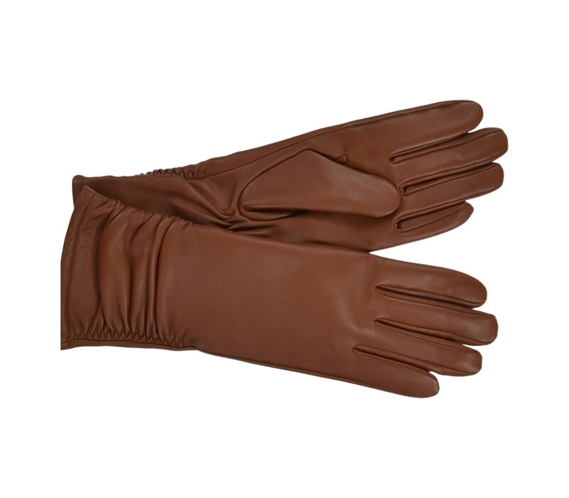 Seeberger 19062 Tan Midi Leather Gloves