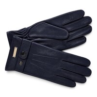 Seeberger 19806 Navy Soft Leather Gloves