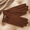 Seeberger Seeberger 19806 Tan Soft Leather Gloves