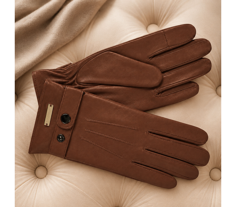 Seeberger 19806 Tan Soft Leather Gloves