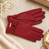 Seeberger Seeberger 19806  Red Soft Leather Gloves