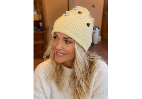Seeberger Seeberger 19991 Turn up Beanie w/Gemstones