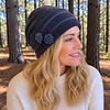 Seeberger Seeberger 20090 Navy Boiled Wool Toque