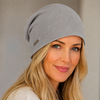 Seeberger Seeberger 19979 Grey Fine Knit Headsock