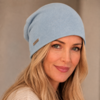 Seeberger Seeberger 19979 Blue Fine Knit Headsock
