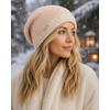 Seeberger Seeberger 19946 Pink Bouclé Yarn Headsock