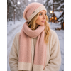 Seeberger Seeberger 19949 Pink Bouclé Yarn Scarf