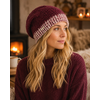 Seeberger Seeberger 19946 Wine Bouclé Yarn Headsock