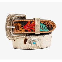 MYRA Cummerband Hand Tooled Belt
