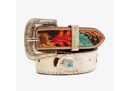 MYRA MYRA Cummerband Hand Tooled Belt
