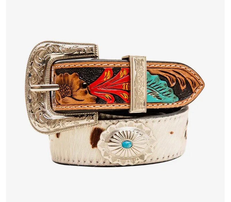 MYRA Cummerband Hand Tooled Belt