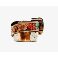 MYRA Cummerband Hand Tooled Belt