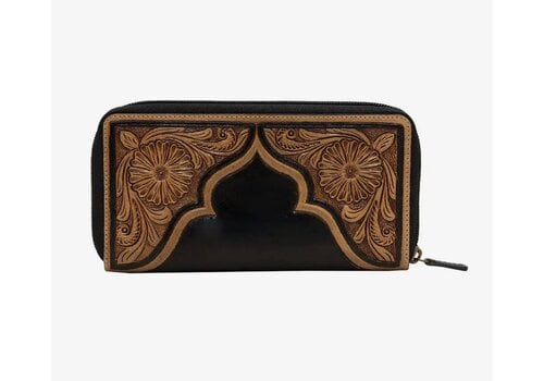 MYRA MYRA - “Crimson Square”  Leather Purse