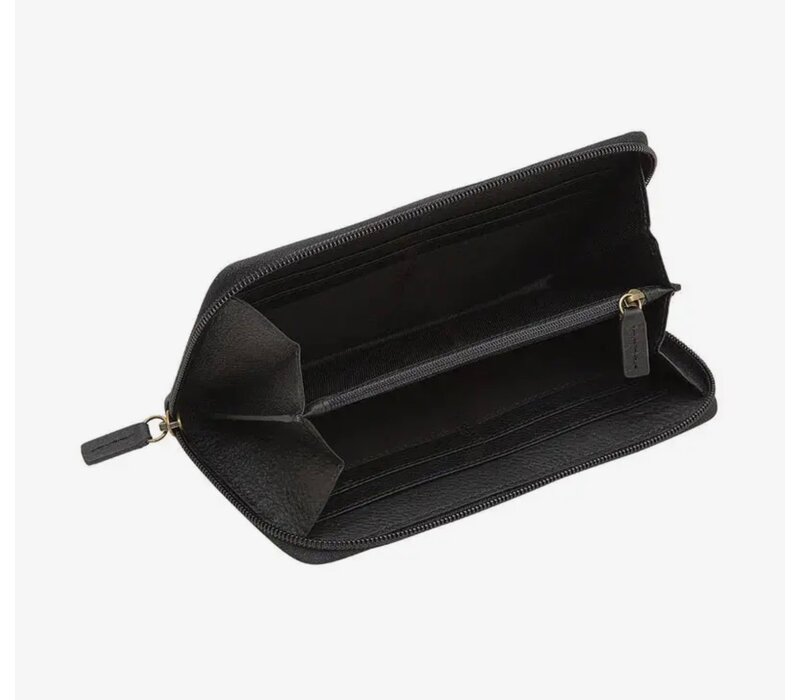 MYRA - “Crimson Square”  Leather Purse