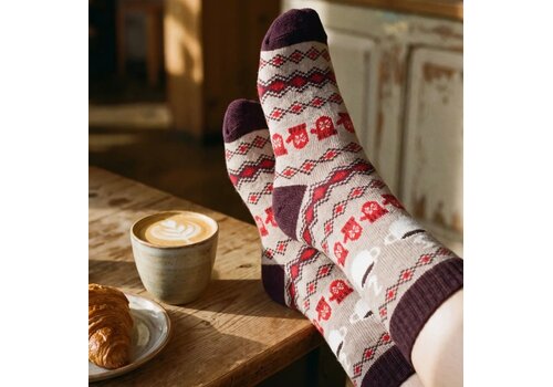 Polar Star Polar Star Brown multi COFFEE Warm Socks