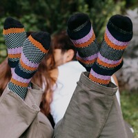 Polar Star Navy multi CHIC Cosy Socks
