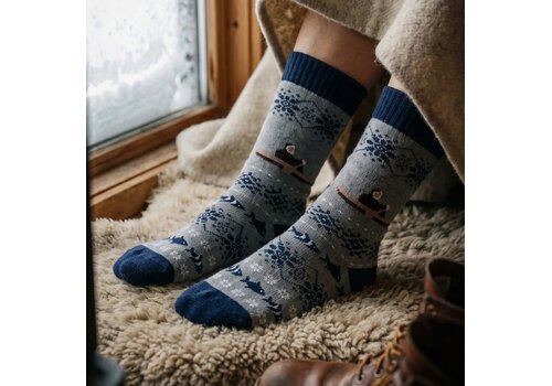 Polar Star Polar Star ESKIMO Grey Cosy Socks