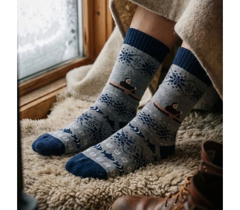 Polar Star ESKIMO Grey Cosy Socks