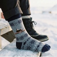 Polar Star ESKIMO Grey Cosy Socks