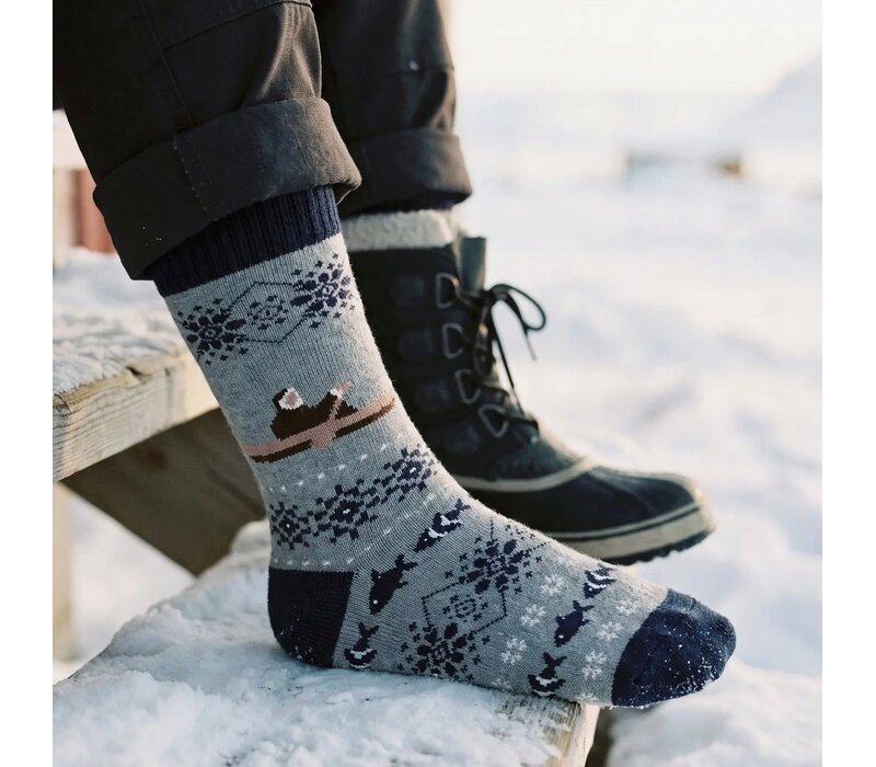 Polar Star ESKIMO Grey Cosy Socks