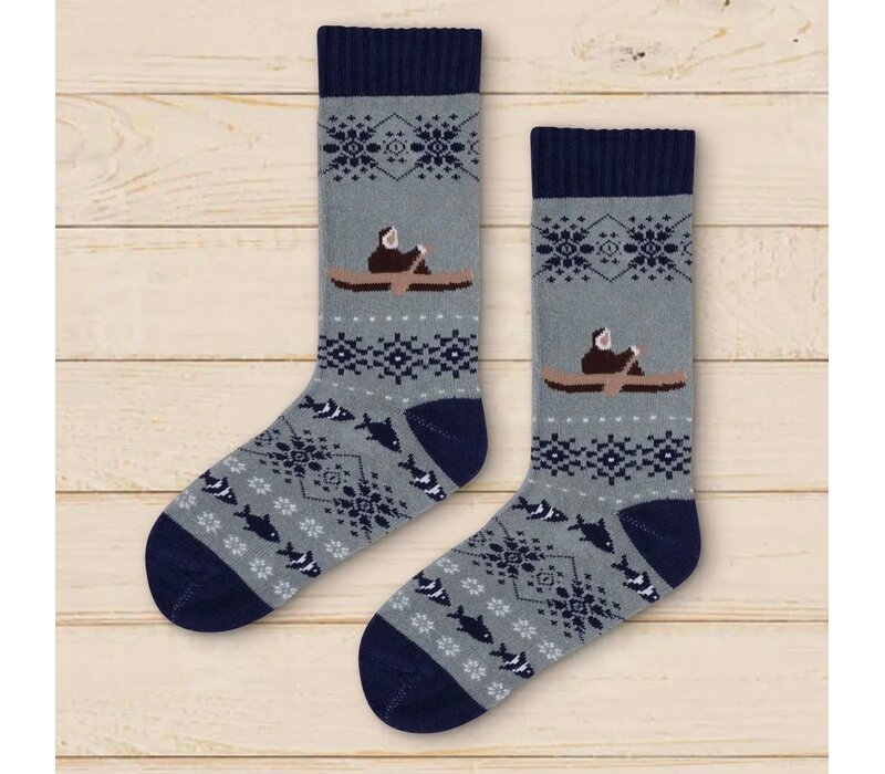 Polar Star ESKIMO Grey Cosy Socks