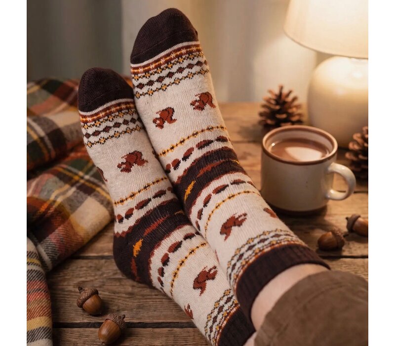 Polar Star SQUIRREL Warm Cosy Socks