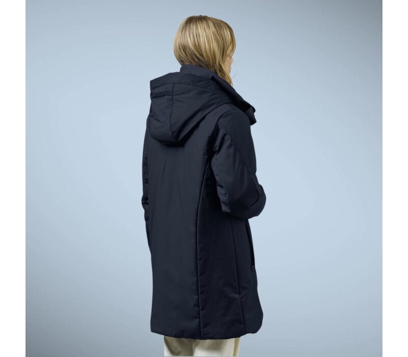 JUNGE “PIL” Navy Water Resistant Coat