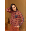 Lola Espeleta Lola Espeleta CH070 WAVES Print Shirt