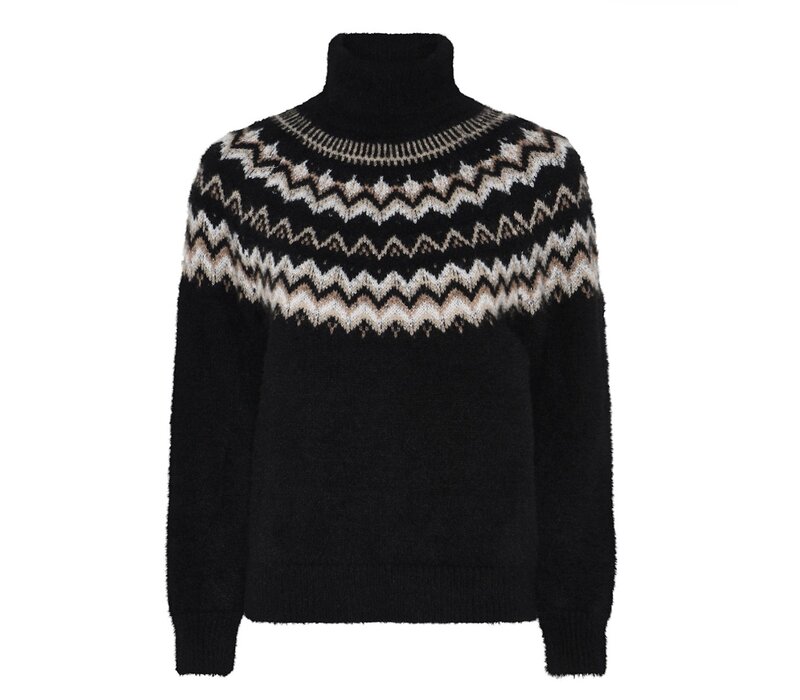 Micha 179 159 Black/Camel Nordic Knit