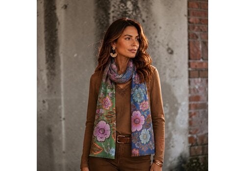 Lola Espeleta Lola Espeleta “GARDEN” Wool/Silk Scarf