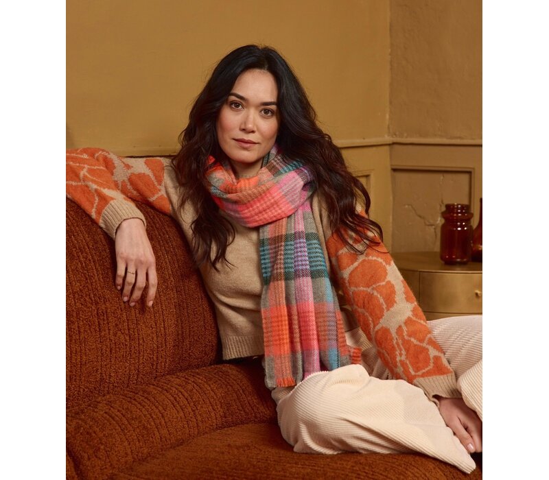 Lola Espeleta “CHECK” Wool blend Scarf