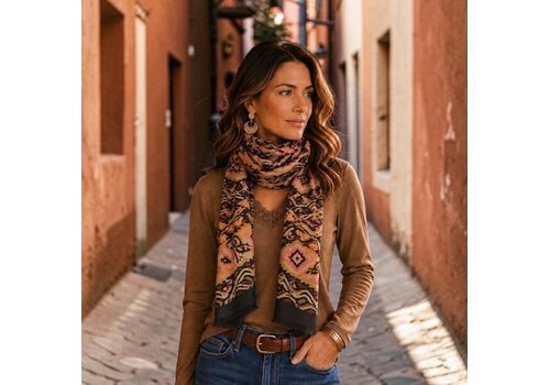 Lola Espeleta Lola Espeleta “IKAT” Wool/Silk Scarf