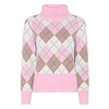 Micha A/W Micha 183 151 Rose/Camel Polo Sweater