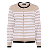Micha S/S Micha 144 230 Sand/White Cardigan