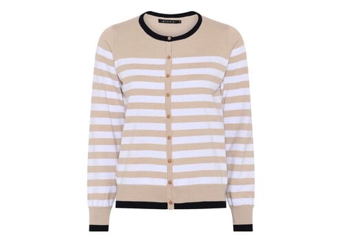 Micha S/S Micha 144 230 Sand/White Cardigan