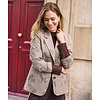 EsQualo A/W EsQualo 17507 Brown Paisley Check Blazer