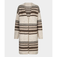 EsQualo 18504 Long Striped Cardigan