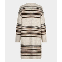 EsQualo 18504 Long Striped Cardigan