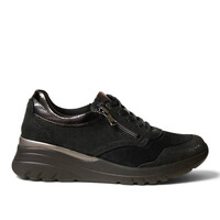 Waldlaufer 927HO3 Black Wide Fit Shoes