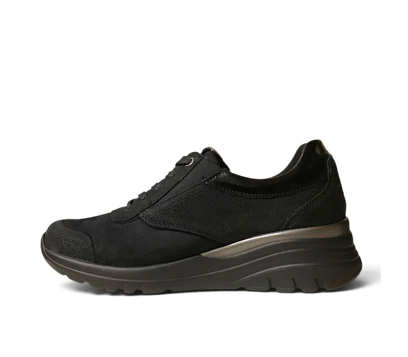 Waldlaufer 927HO3 Black Wide Fit Shoes